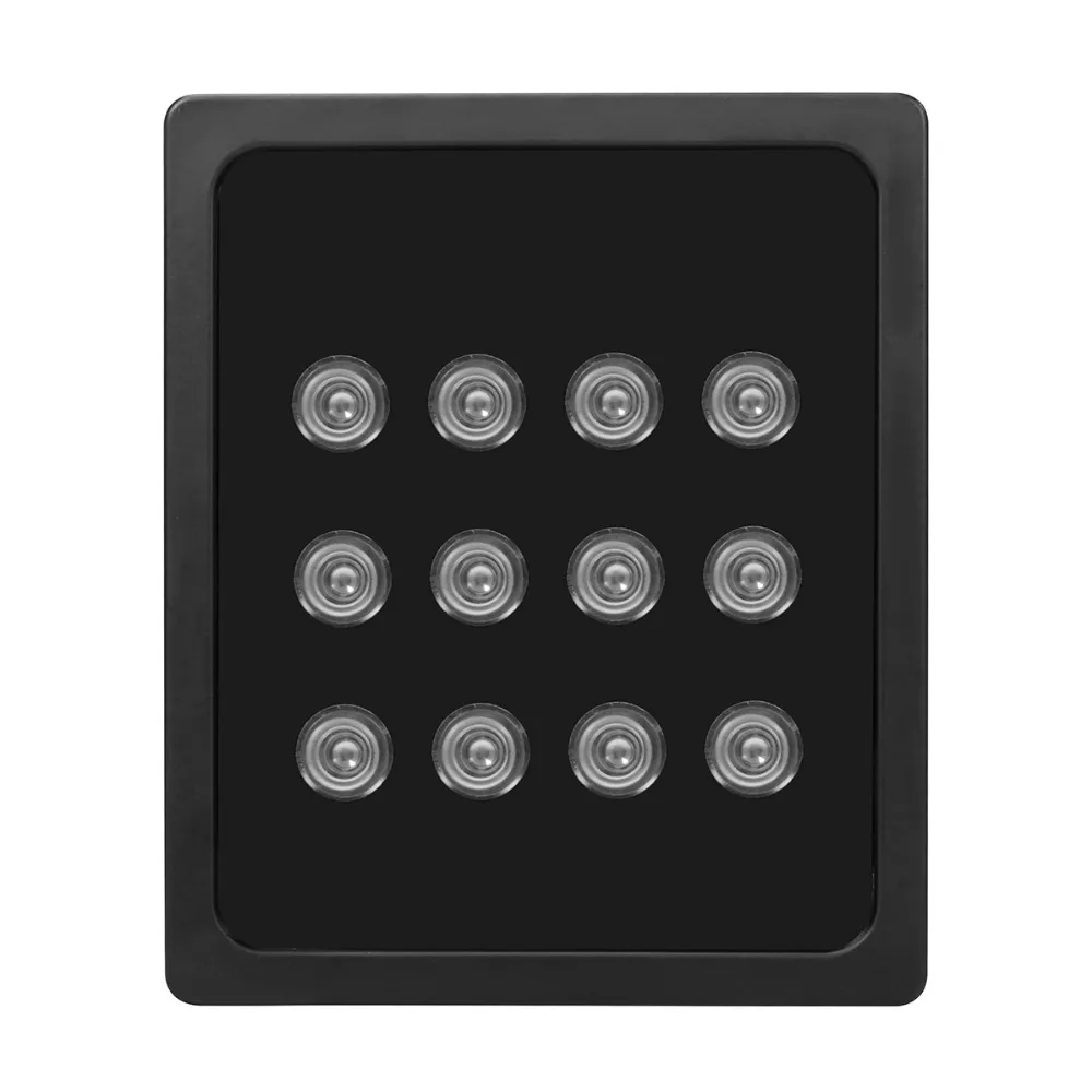 AZISHN CCTV 12 sztuk Array led oświetlacz IR podczerwieni zewnątrz wodoodporny Night Vision CCTV wypełnić światło dla kamera do monitoringu CCTV