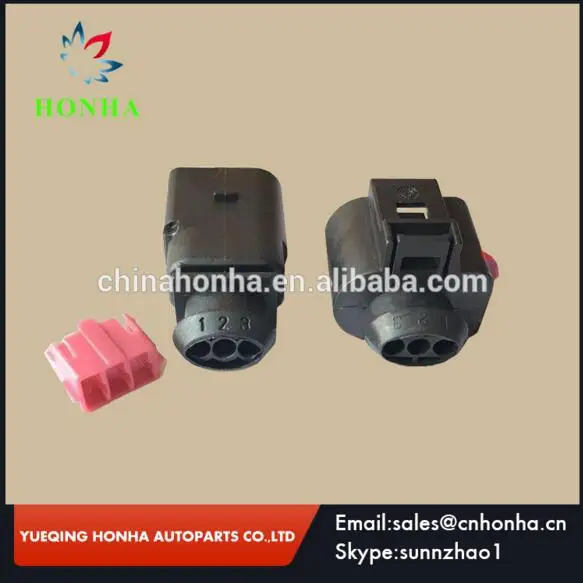 3 Polig male and female STECKER Connector Satz 1J0973703 3D0973703 und 1J0973803