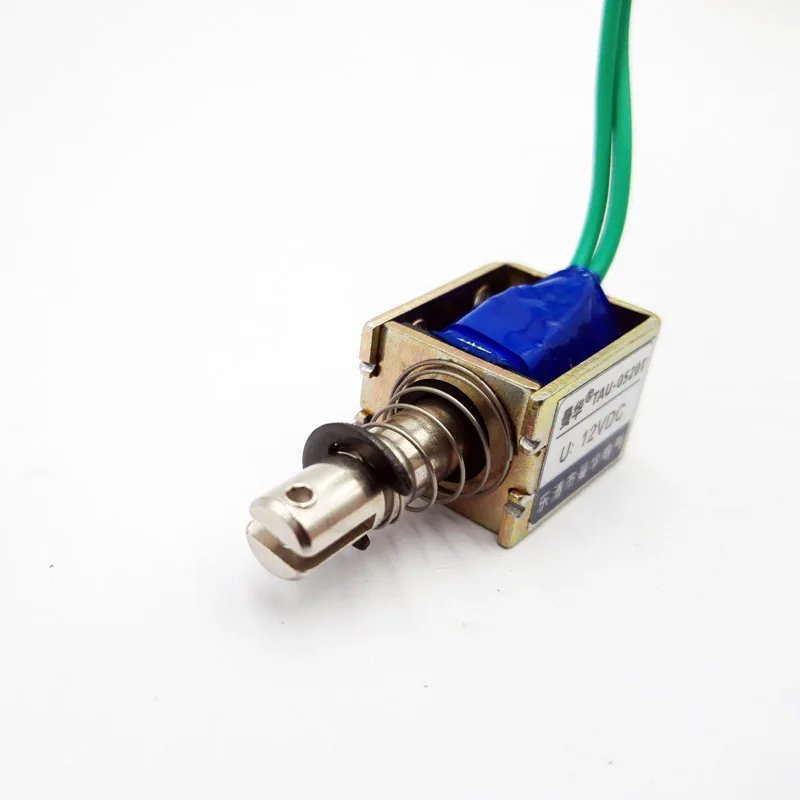 TAU-0520 DC 12V 24V push&pull type electromagnet travel distance 10mm Frame Solenoid Coil electric magnet