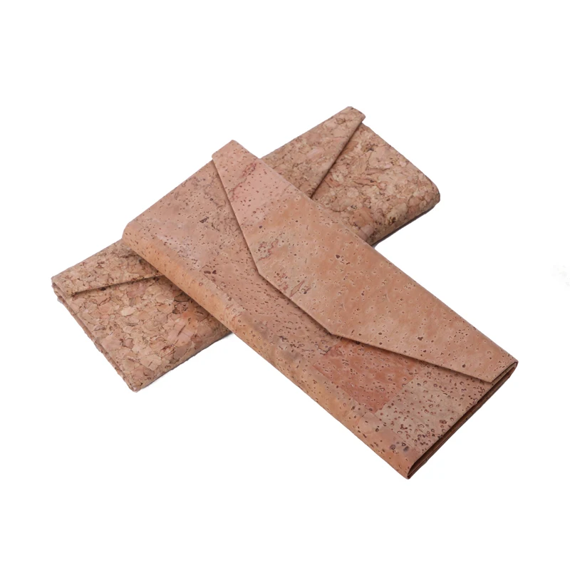 BerWer Cork Glasses Case 2025 New Style Triangle Foldable Cork Sunglasses Case Cork Box