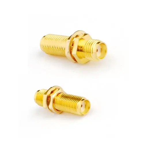 

30 pcs female nut bulkhead in series RF adapter connector SMA female to SMA