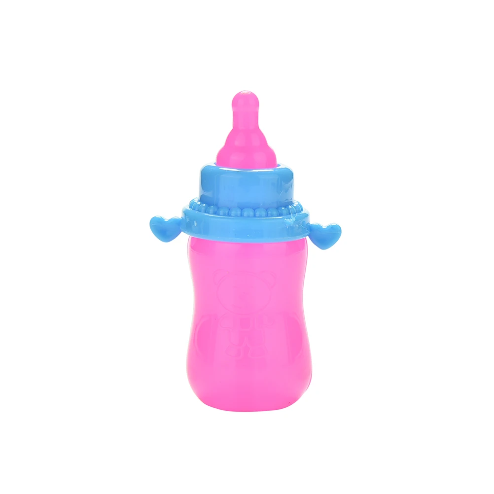 1/2Pcs New Rose and Blue Magic Feeding Bottles for babi Kelly Dolls Accessories For Kids Funny Toy