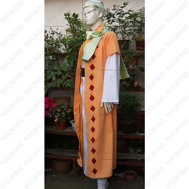 Yona Zeno Fighting Clothes yellow dragon Cosplay Costume Custom Made