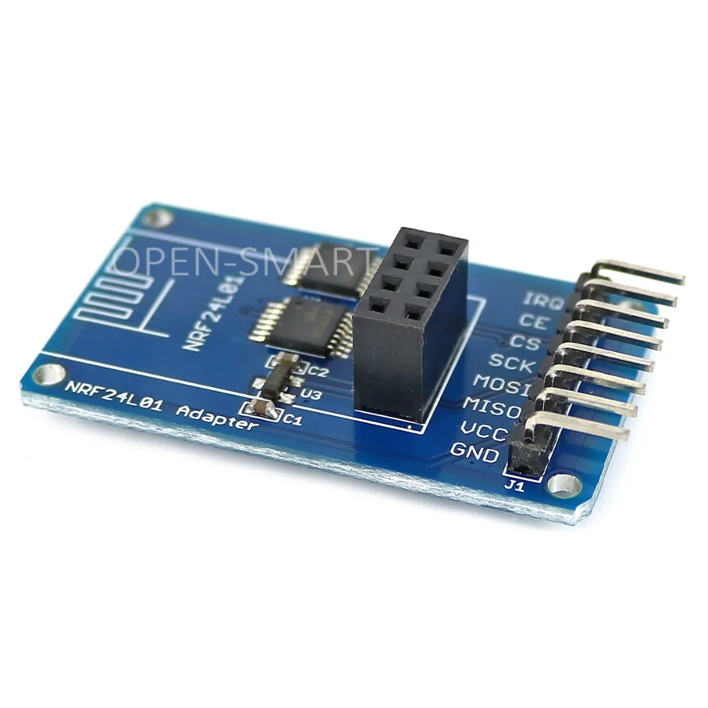 OPEN-SMART 2.4GHz Wireless Transceiver NRF24L01 Adapter Module 3.3V / 5V Compatible for Arduino