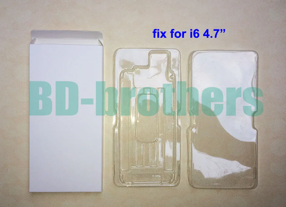 Wihte Paper Box with Inside Plastic for iPhone 6 4.7