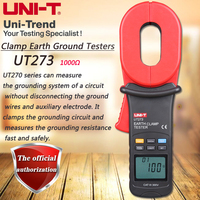 UNI-T UT273/UT275 Digital Clamp-on Earth Resistance Tester for Lightning Protection and Grounding Test for Buildings