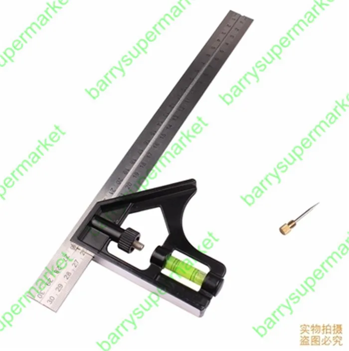 1PC Engineers Combination Try Square Set Angle Spirit Level