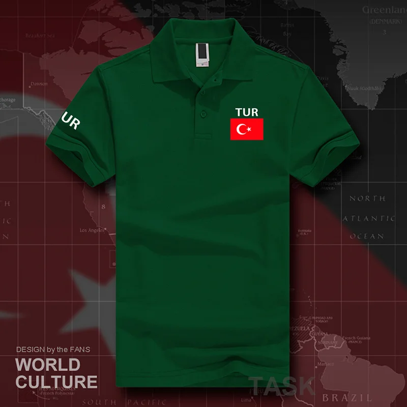 Turkey TUR polo shirts men short sleeve white brands printed for country 2017 cotton nation team flag new  Turkish Turk country
