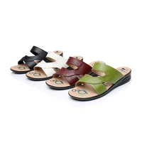 GKTINOO Women Slipper Shoes Genuine Leather Slide Shoes Ladies Outside Flip Flops Women Sandals Women Summer Shoes Big Size - Image 6
