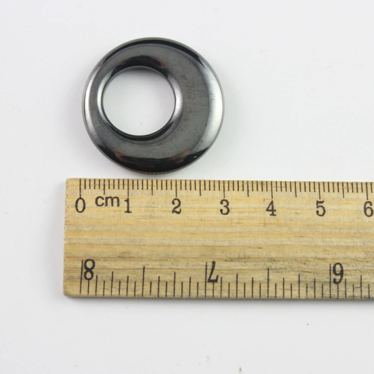 hot sale fashion hematite circle pendant accessories diy accessories  HP1030