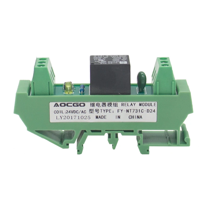 1 channel T73 AC/DC 12V DIN Rail Mount Relay Module