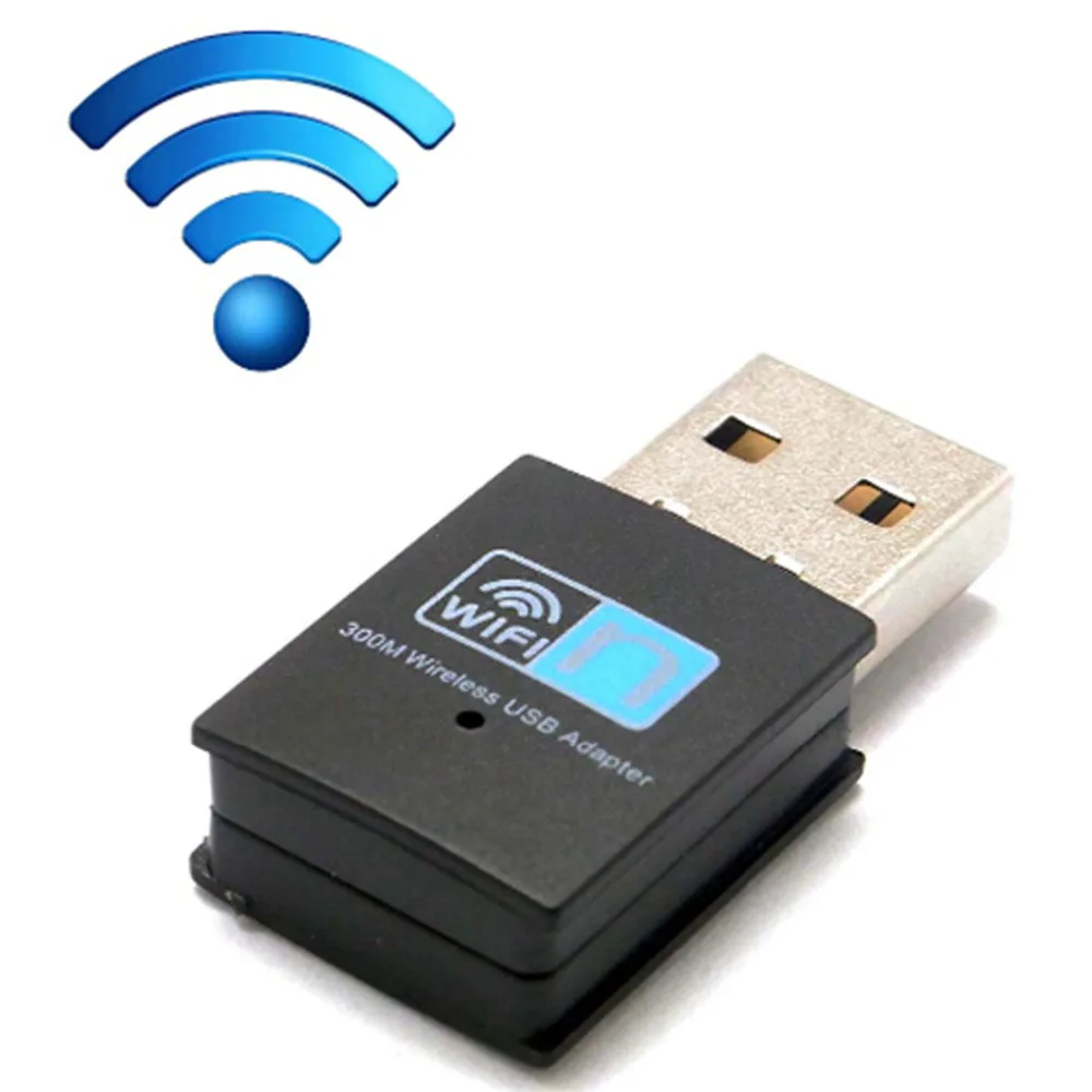 Mini 300Mbps 2.4GHz Wireless Internet USB 2.0 Router Signal Booster Network Card Adapter 802.11 b/g/n Wifi Dongle Lan Receiver