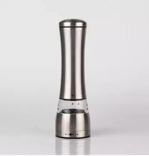 Hot Manual Pepper Mill Salt And Pepper The Grinder Kitchen Tools 1 piece Silver Stainless Steel And Clear Acrylic Construction