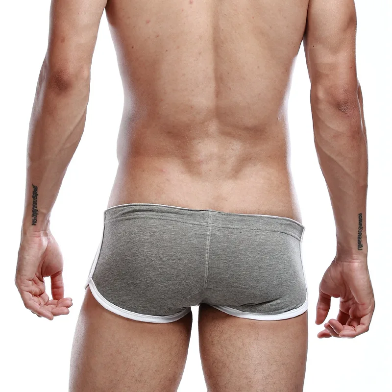 SEOBEAN-Sous-Vêtement NANO BOXER pour Homme, Sous-Vêtement à Fentes de Taille Basse