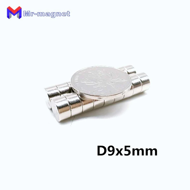 

200pcs 9 x 5 mm magnet environmental protection Dia 9x5mm small circular super strong 9*5mm D9x5 magnets