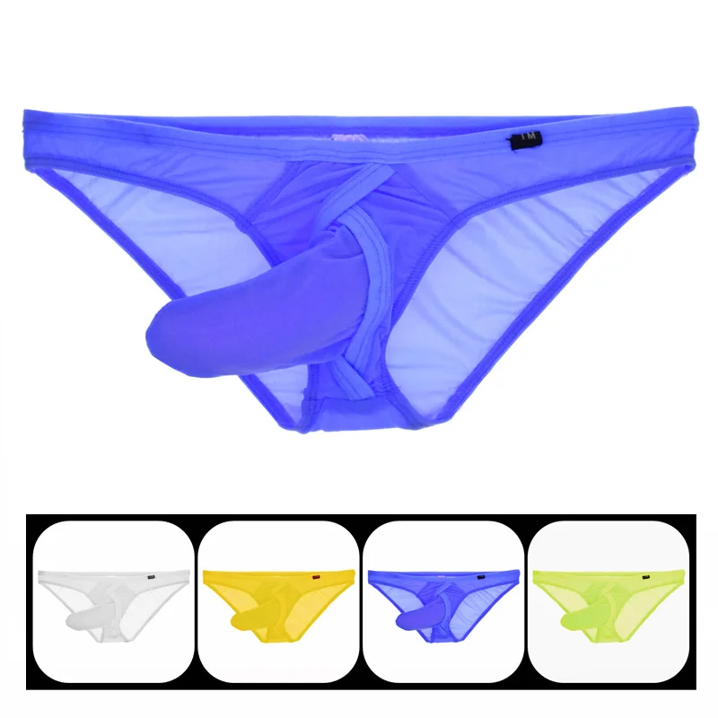 

Fashion men's nylon underwear 2019 hot Sexy men's underwear penis pouch sleeve briefs gay men's underwear jockstrap