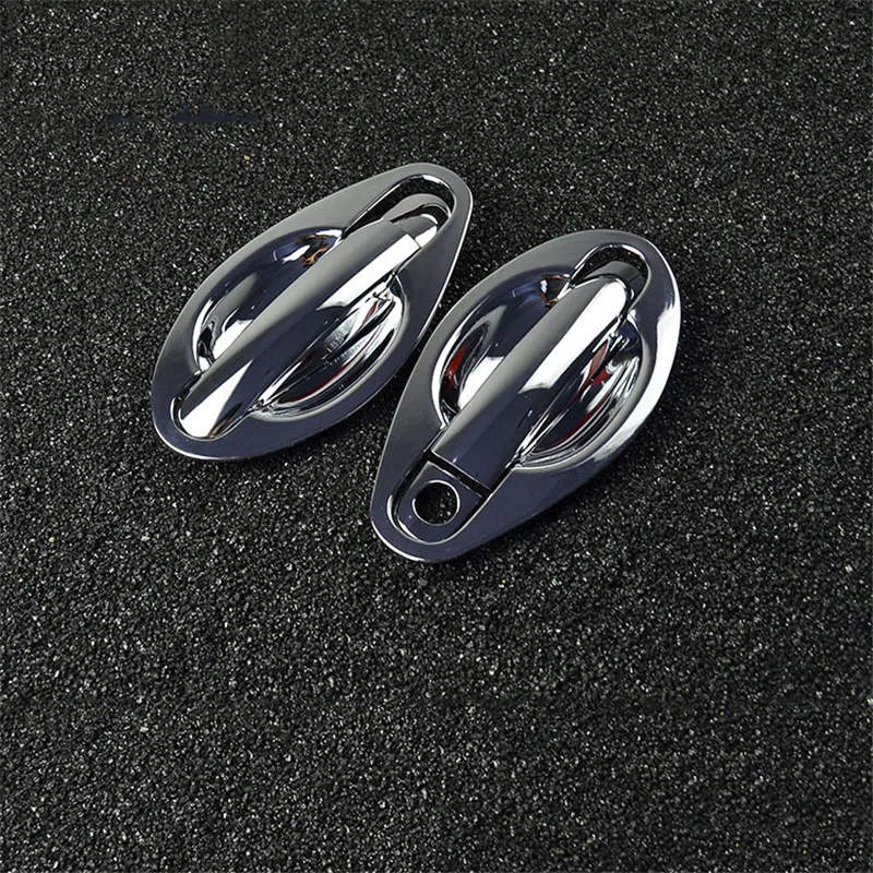 Chrome Door Handle Bowl Cover Cup Overlay Trim For VolksWagen Tiguan 2010-2017