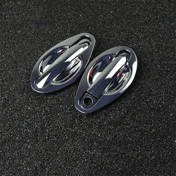 Chrome Door Handle Bowl Cover Cup Overlay Trim For VolksWagen Tiguan 2010-2017