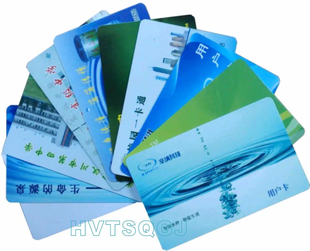 

500pcs/lot Free shipping printing 14443A 13.56MHZ IC F1108 rfid smart cards for Access Control