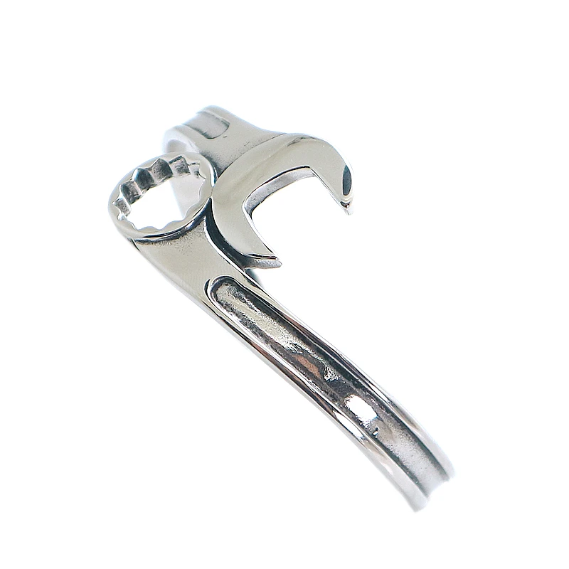 316L Stainless Steel Cool Polishing Spanner Adjusted Bangle