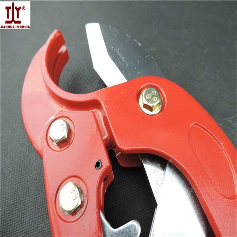 Cut size 63mm 65Mn steel blade scissors for pvc pipe, plastic tube cutter, pipe scissors, hand tool plumber in sale Good quality