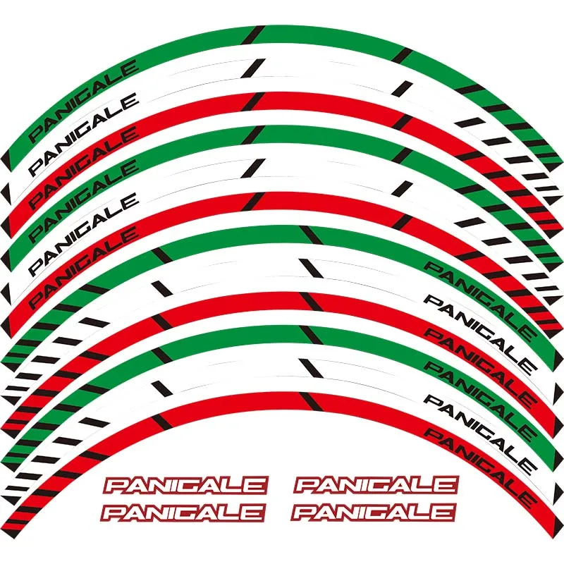 high quality motorcycle wheel decals Reflective stickers rim stripes For DUCATI 1299 PANIGALE S 959 PANIGALE