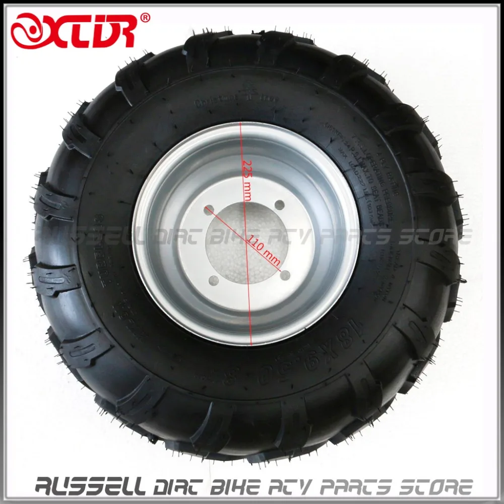 18X9.50-8 Tyre Tire & 8 inch Wheel Rim For ATV Buggy Quad Lawn Mower Garden Tractor 200cc 250cc 300cc Rear Wheel