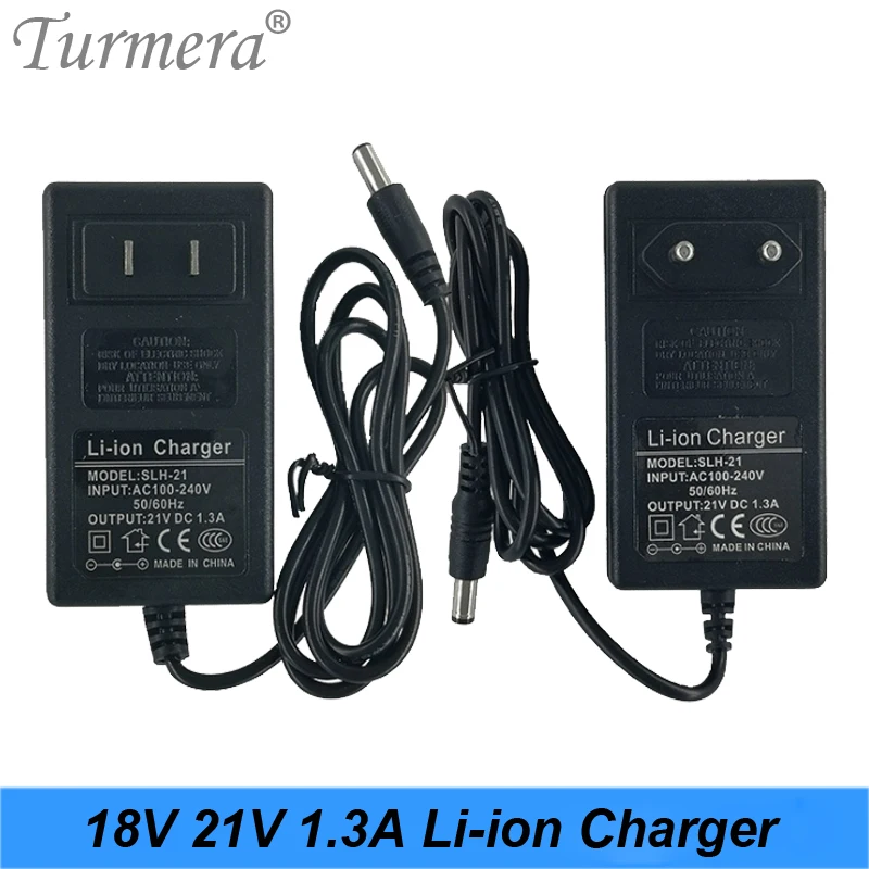 

21V 18V 1.3A Lithium Battery Charger Electric Screwdriver 18V 5Series 18650 Lithium Battery Wall Charger DC 5.5 2.1 2020 NEW