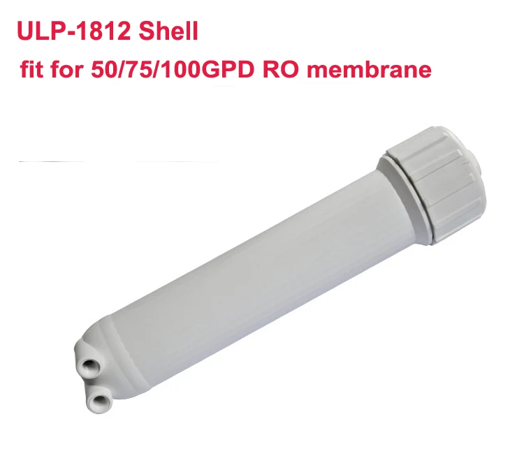 ULP1812 RO Membrane Shell/ Reverse Osmosis Housing for 50/75/100GPD standard size filter cartridges