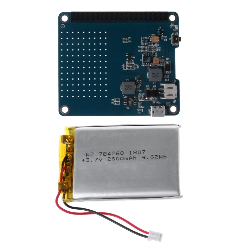 Bateria de lítio do módulo 2500 mah da placa do chapéu de ups para o modelo b/pi 3 do raspberry pi 2b/b +/a +