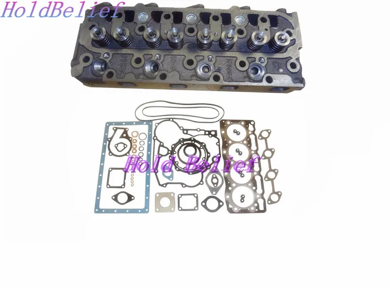 New Complete Cylinder Head & Full Gasket Kit For Kutoba B2910HSD , B7800HSD , B3030HSD , B3030HSDC , B3200HSD , B3300SU