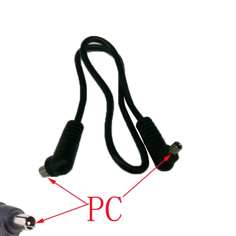 1-10pcs PC-2.5mm PC-3.5mm PC-PC Cord Plug PC Sync Cables Jack for Male Flash Trigger Camera 30cm