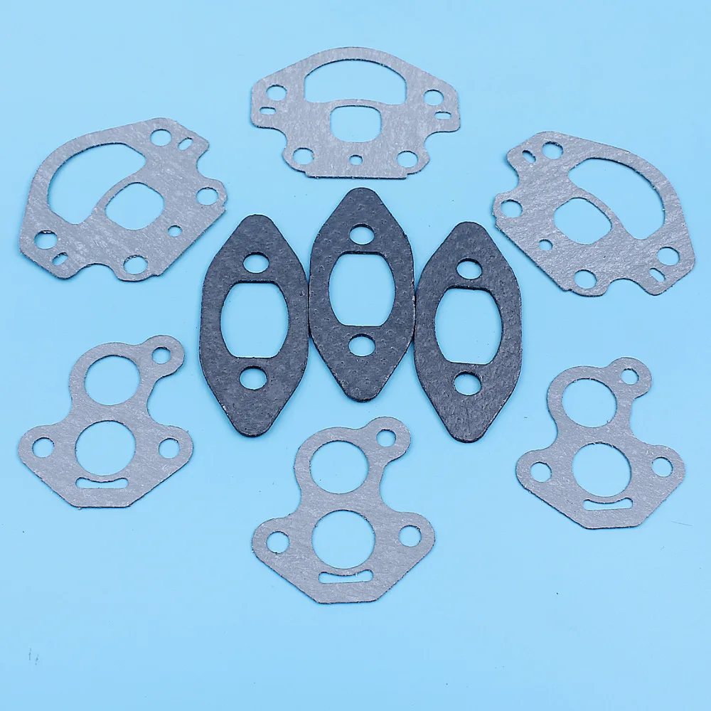 Carburetor Intake Exhaust Gasket Set For Husqvarna 235 236 240 235e 236e 240e Chainsaw 545081892 Carb Muffler Inlet Gaskets