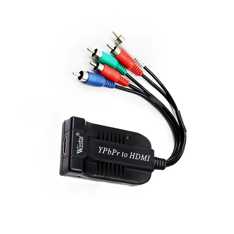 

5 RCA Ypbpr component to HDMI HDTV video audio converter