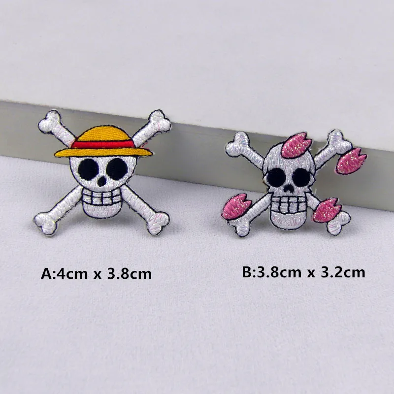 Hey Yonniex 1 Piece Small Colorful Skull Badge Patch Kids Cute Badges Cartoon Tiger Iron On Patches For Clothing