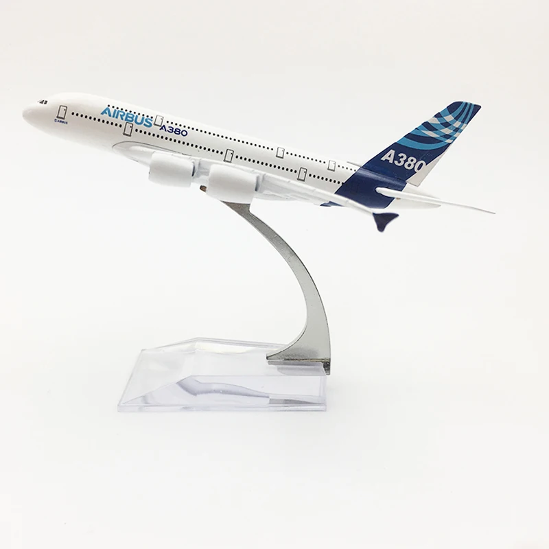 free shipping A380 prototype aeroplane model Airbus A380 airplane 16CM Metal alloy diecast 1:400 airplane model toy for children