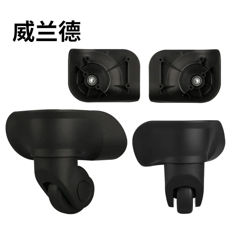 Wheels for Luggage Accessories Black Casters Universal Replaceable Wheel Repair Suitcase Suitcase Wheels Replace Black Wheels