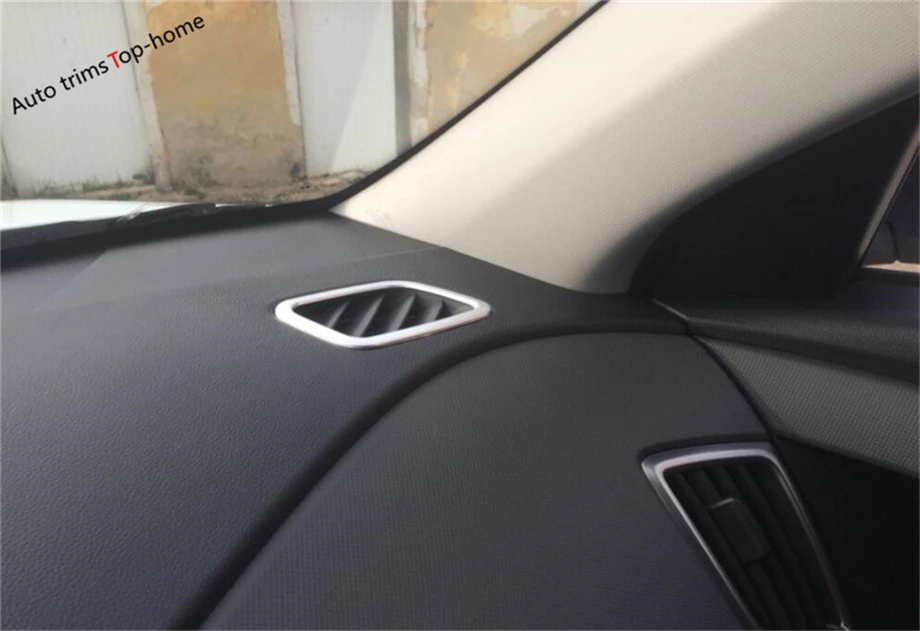 

Yimaautotrims Air Conditioning Vent Frame Cover Trim Dashboard Air Outlet Kit Fit For Hyundai Creta IX25 2015 2016 2017 ABS