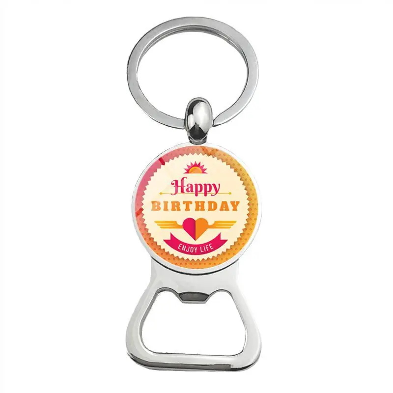 Super Papa Papa Bier Flaschenöffner Schlüsselanhänger versilbert Glas Cabochon Schlüsselanhänger Schmuck Liebesgeschenke für Vater – Detail 7