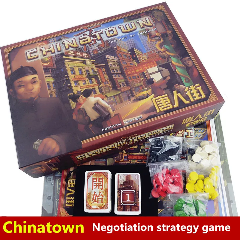 Board Game China town, Classic Game Of Reasoning High Quality, Best Card Game Suitable For The Family /Friends Party