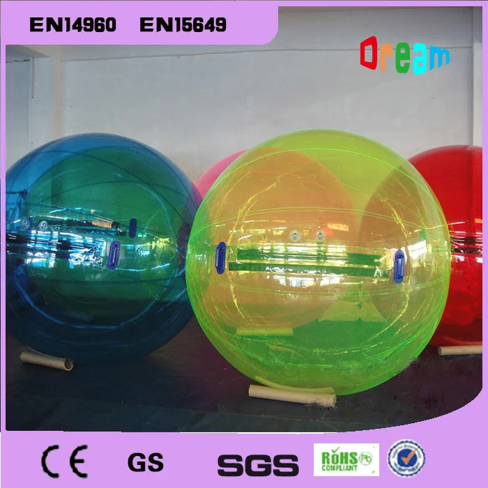 1.8m 0.8mm PVC Inflatable น้ําลูกเดินมนุษย์หนูแฮมสเตอร์ Ball Inflatable Zorb Ball Body Zorb Ball เล่นน้ํา