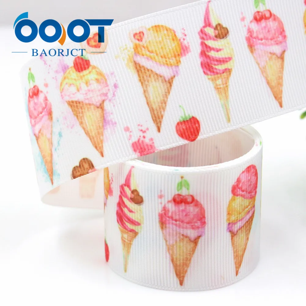 OOOT BAORJCT G-18925-1157,38 mm 10 yards Cartoon candy Ribbons Thermal transfer Printed grosgrain,Gift wrapping DIY materials