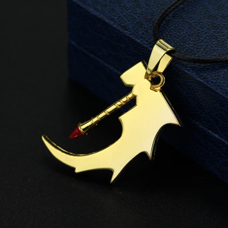 Game Jewelry DOTA 2 Necklace Anti Mage Broken Bone Hammer Weapon Skull Pendant Charm chokers necklaces for women man fans