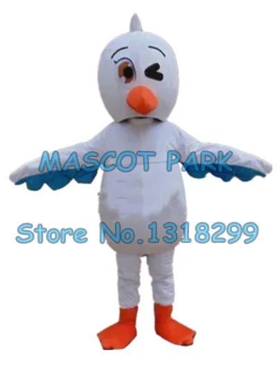 

white stork mascot costume custom cartoon character cosply carnival costume 3009