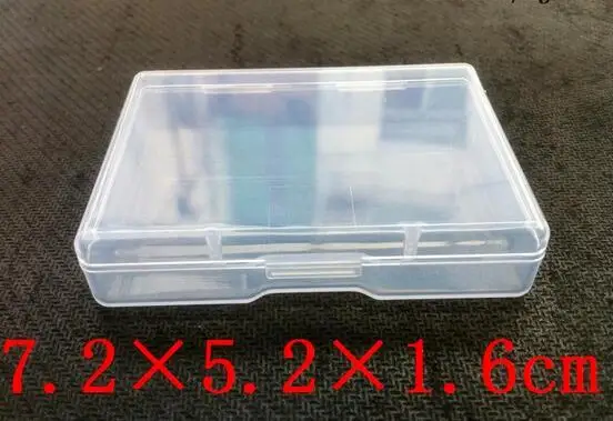 

High quality rectangle jewelry storage boxes cajas para joyas with lid safe transparent parts organisateur plastic box