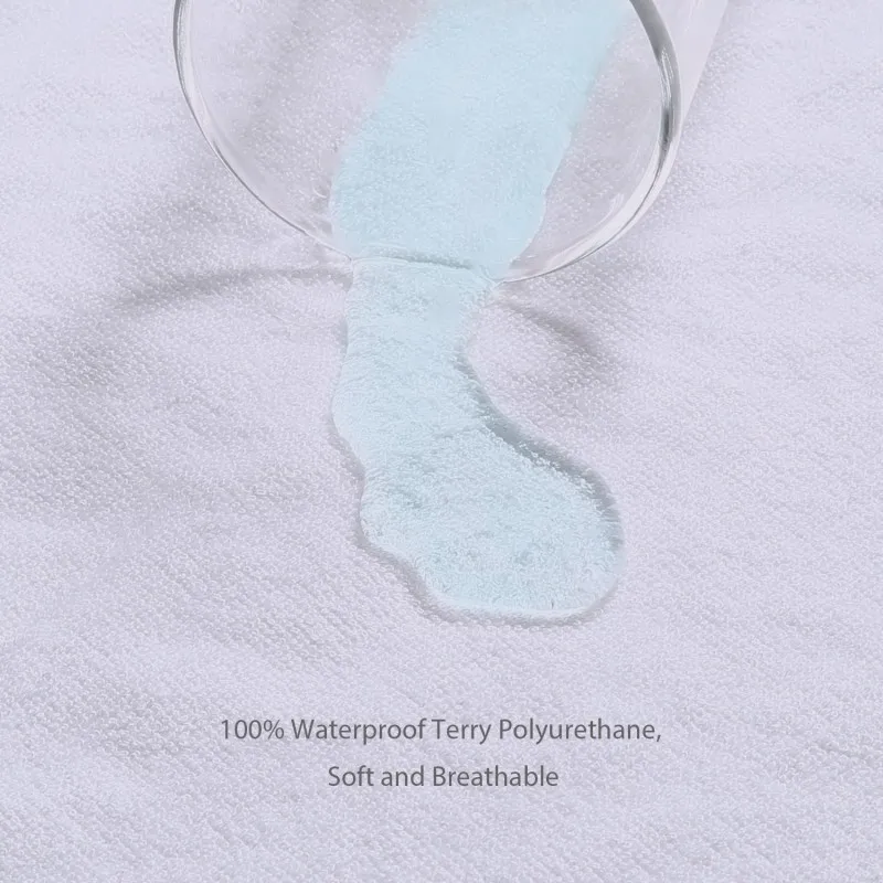 ロシア 160*200 センチメートルテリー TPU 防水マットレスプロテクターカバー弾性バンド通気性のベビーペット妊娠中のシート