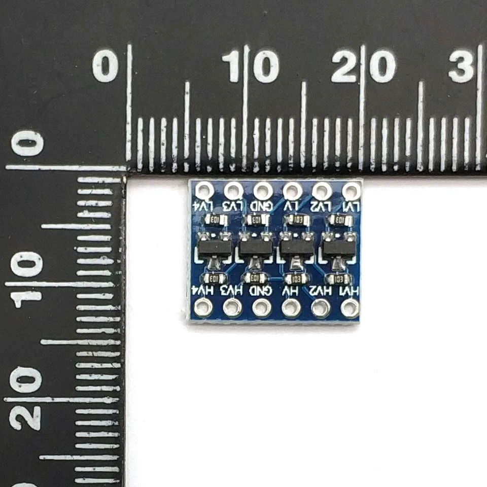 Conversor de nível lógico iic i2c, módulo de placa bidirecional 5v/3.3v dc para uno com pinos