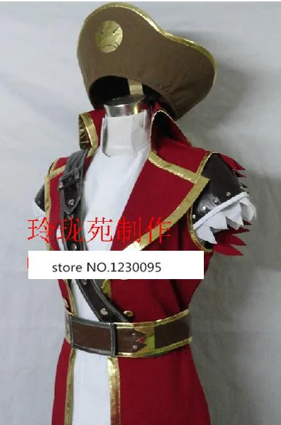 LOL Gangplank Max Planck cosplay costume