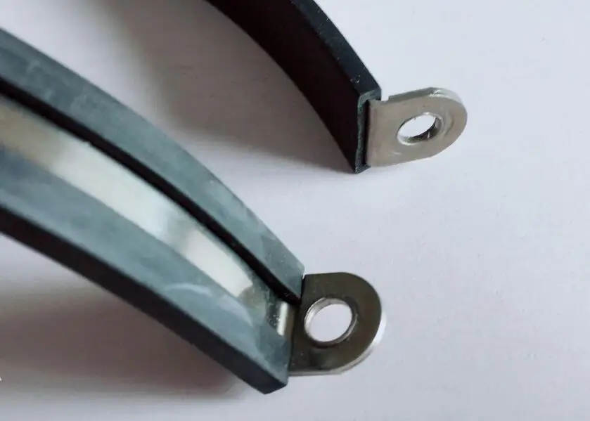 120/125/130/135/140/145/150/155/160mm stainless steel Saddle band hose clamp Rubber Hose Clamp U Wire fixed clamp