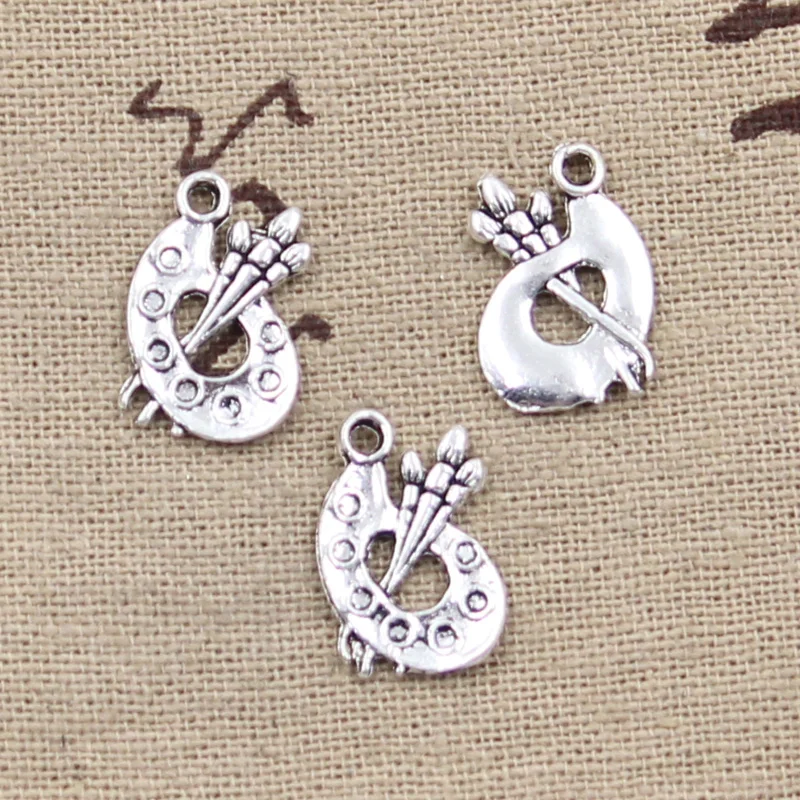 20pcs Charms Videos Plate 16x12mm Antique Making Pendant fit,Vintage Tibetan Silver color,DIY Handmade Jewelry